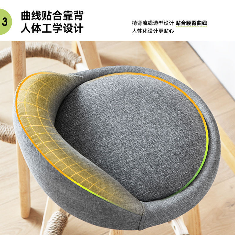 many🔥การประกันคุณภาพ🔥 Yisong Bar Chair Back Chair Front Chair Bar Stool Modern Simple Bar Chair S