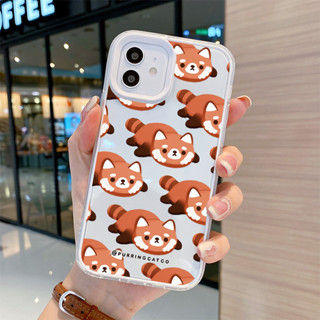 Co-Artist Puring Cat Co Red Panda 3 In 1 Clear CaseสําหรับIP…