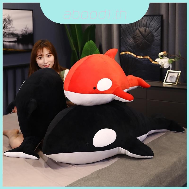 Orcinus Orca Whale ตุ๊กตายัดไส้ รูปการ์ตูนปลาวาฬ ของเล่นสําหรับเด็ก ของขวัญวันเกิดคริสต์มาส