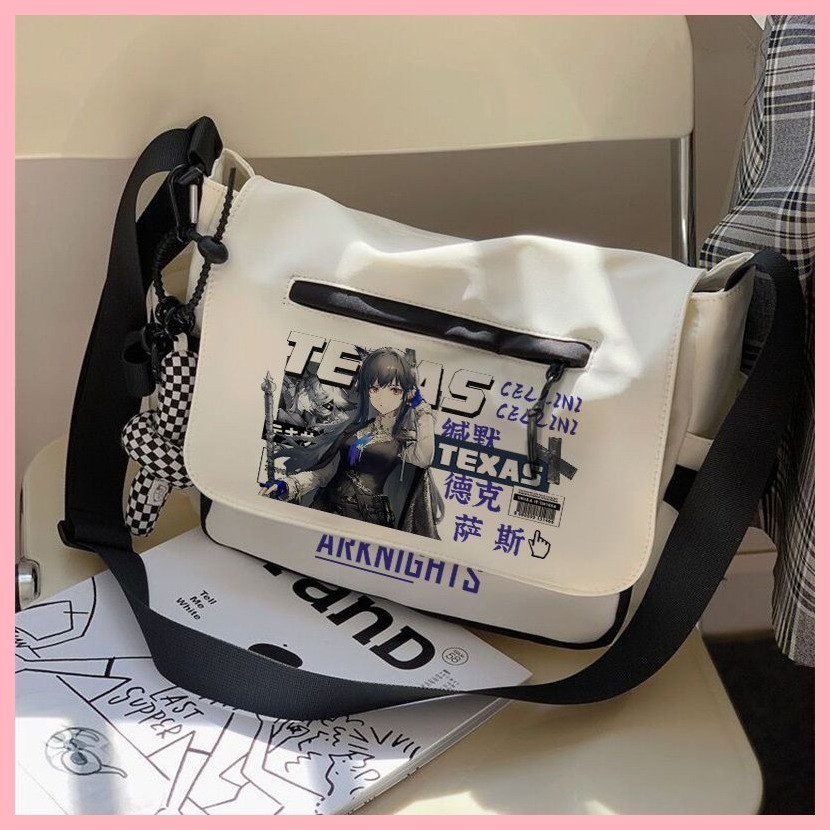 กระเป๋าเป้สะพายหลัง Arknights กระเป๋านักเรียน Arknights Grani Claire Morgan Meteor Anime Ark กระเป๋