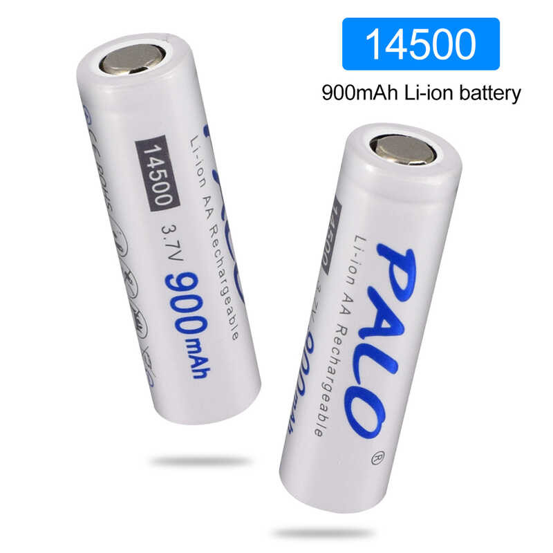 PALO 007 14500แบตเตอรี่ AA 3.7V 900Mah 14500แบตเตอรี่ลิเธียม Li-Ion