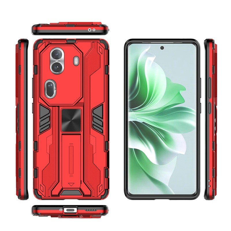 เหมาะสําหรับ OPPO Reno11 เคสโทรศัพท์มือถือ supersonic Reno11pro ขาตั้งแม่เหล็กเคสป้องกันสองในหนึ่งเด