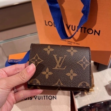 LV หลุยส์ วิตตอง M63801 ENVELOPPE CARTE DE VISITE ผู้ถือบัตร presbyopic คลาสสิก ผู้ถือบัตรธุรกิจ ผู