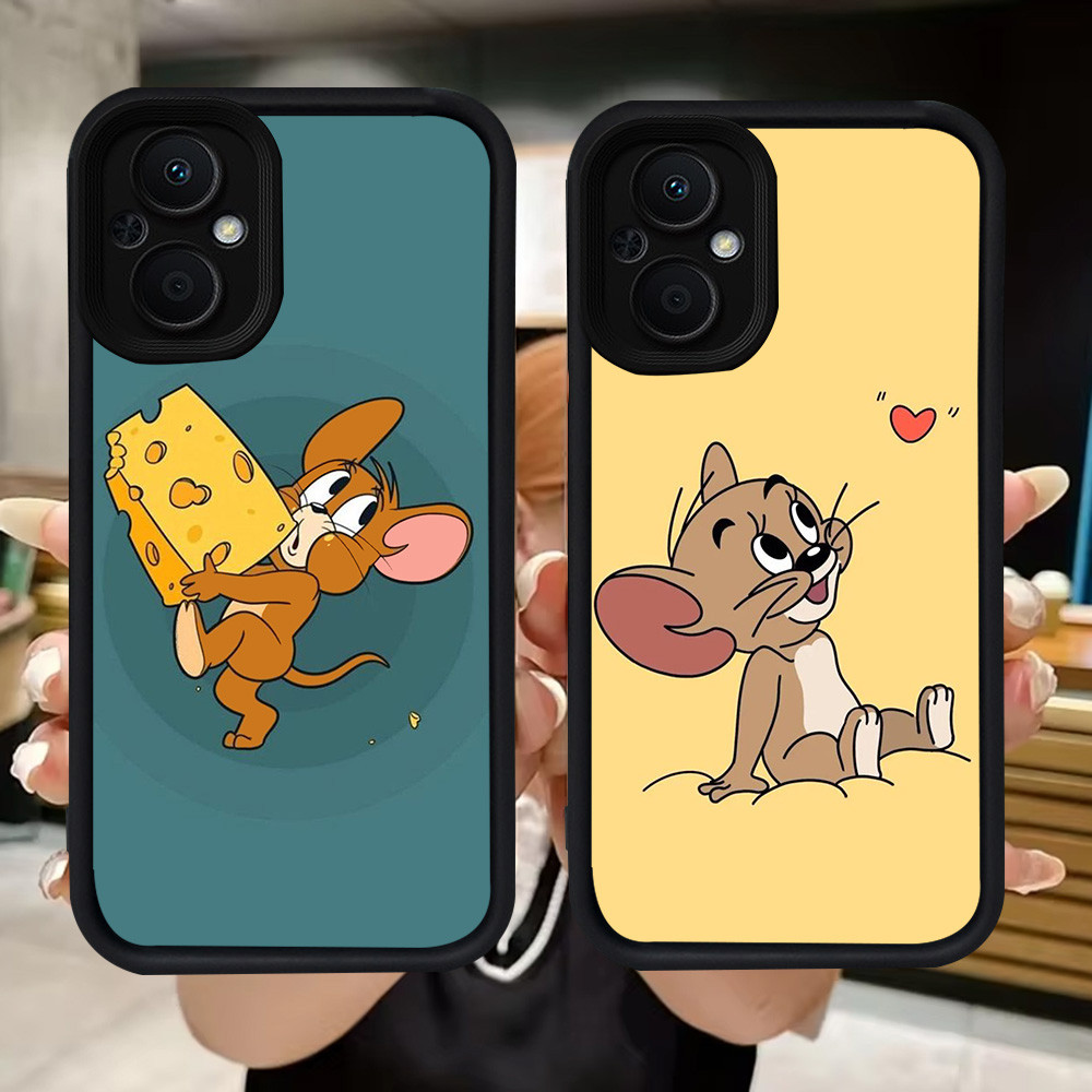 Q8 Mouse Soft Paint Casing สําหรับ OPPO Reno 7Z 8Z 7 8 Find X5 Lite 5G