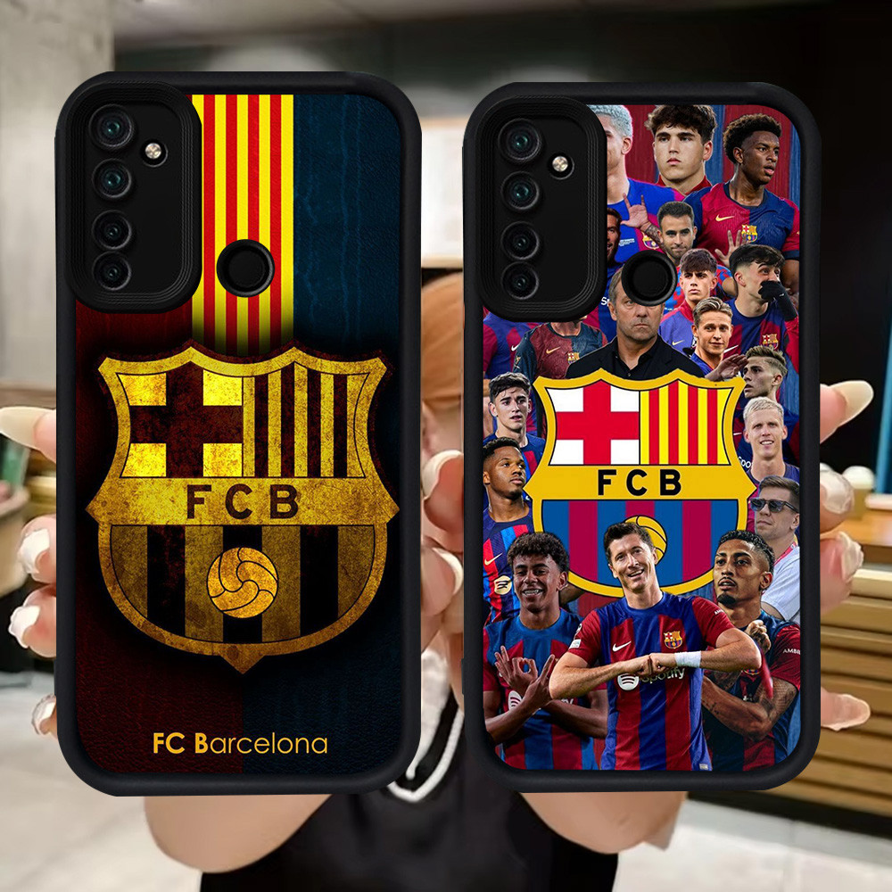 Q51 FC Barcelona soft Casing สําหรับ Realme C2 Narzo 10A C17 7i C75 10 5i 9i 6i 20A 5 5s C2s 14 14X 