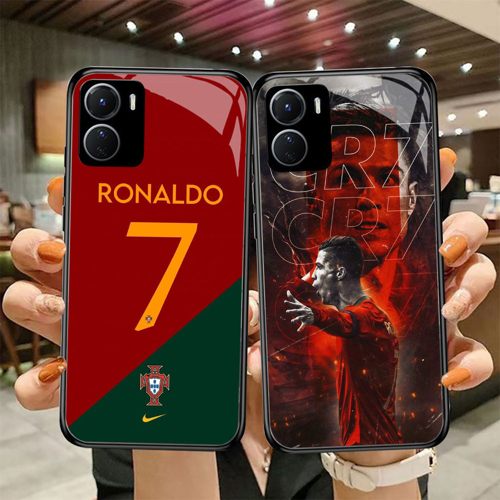 DF-33 CR7 Ronaldo TPU HD Glass Casing สําหรับ VIVO Y16 Y15S Y01 Y56 Y36 Y27S Y15A Y36i Y17S iQOO Z9X
