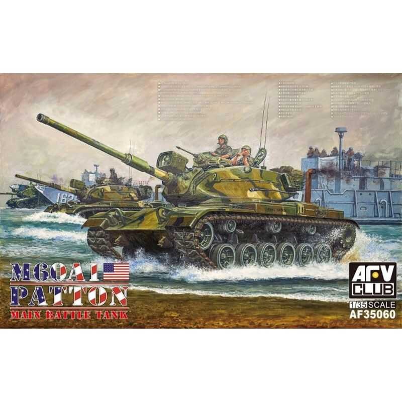 โมเดลประกอบรถถังกลาง M60A1 Patton ของกองทัพสหรัฐฯ AFV CLUB AFV AF35060 ขนาด 1/35