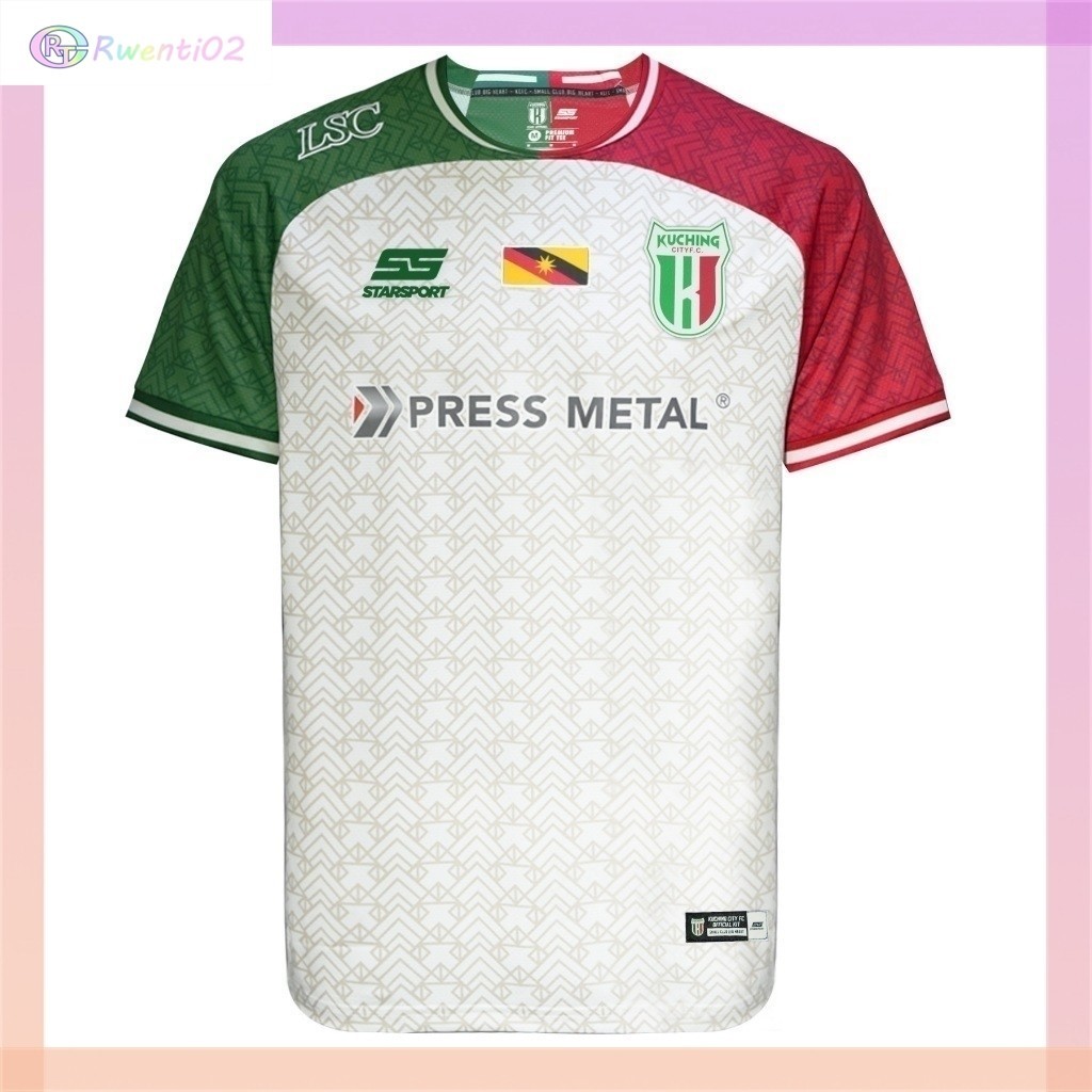 จัดส่งรวดเร็ว Starsports KUCHING CITY FC 2024 ORIGINAL HOME JERSEY