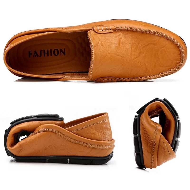 ผู้ชาย Loafers 2024 รองเท้าหนังใหม่ผู้ชายรองเท้าลำลอง Moccas