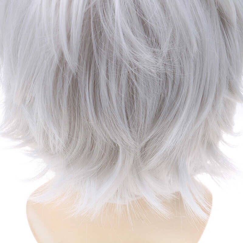 Anime Luhuiyixxn Character Sier Hair Hatake Kakashi Cosplay Wig + Headband Reincarnation