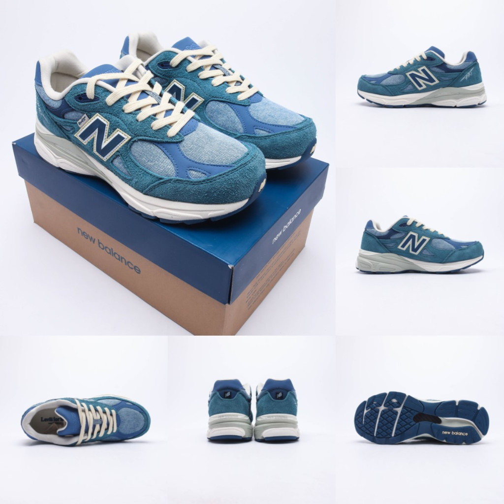 New Balance NB 990 v3 ผู้ชายผู้หญิงรองเท้าสบายๆรองเท้า M990LI3
