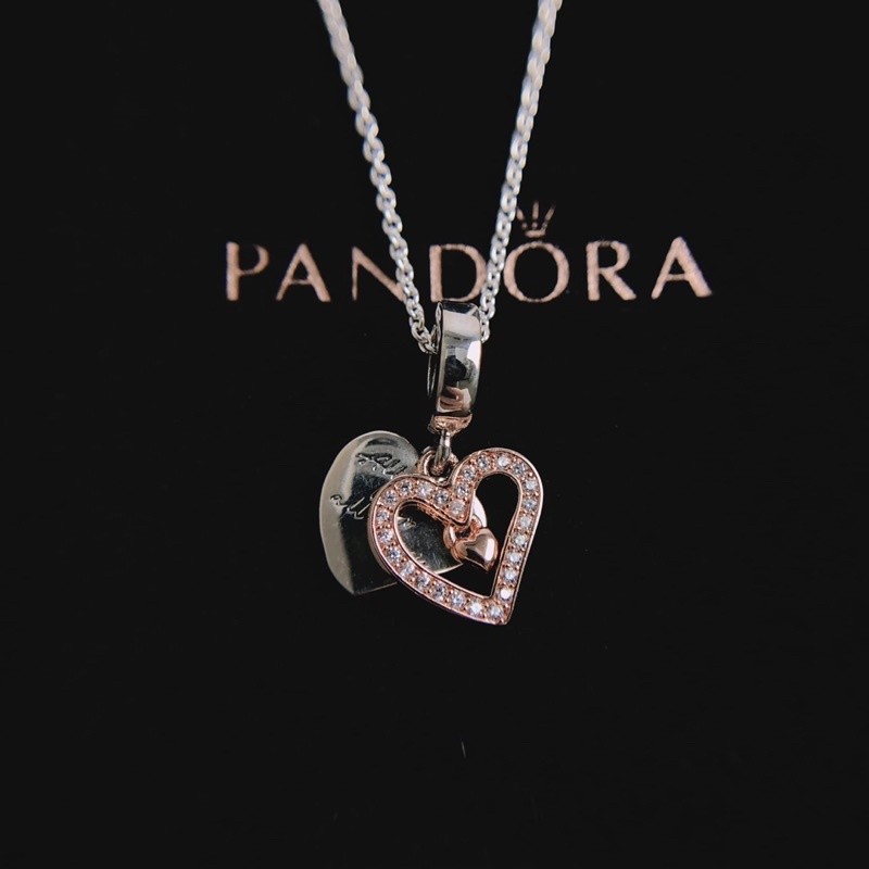 สร้อยคอหัวใจ PANDORA ของแท้ S925