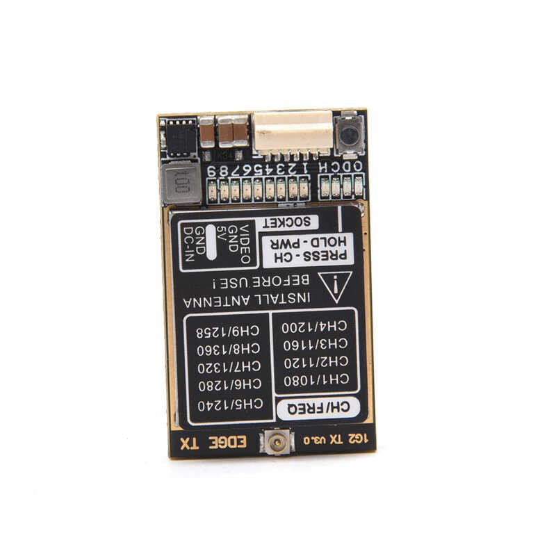 Δ 1.2G 1.2Ghz 1.3Ghz 1.6W VTX Audio Video 25Mw / 1600Mw 9Ch Transmitter Module 7-28V สำหรั