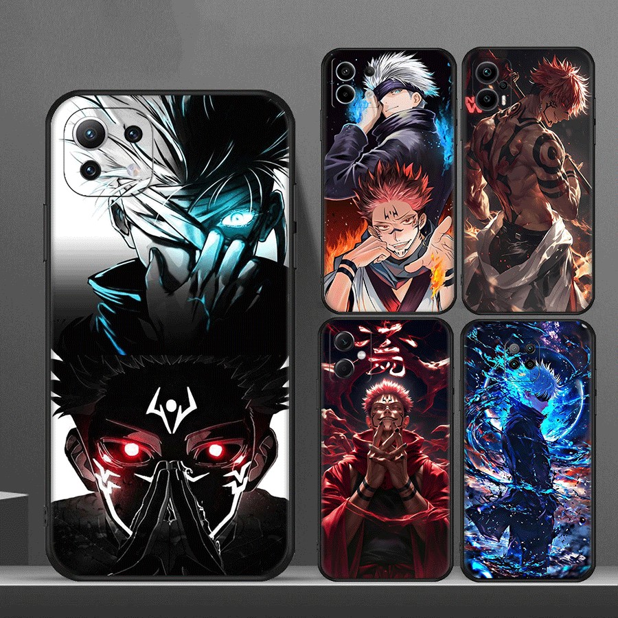 T6R อะนิเมะ Gojo Satoru VS Sukuna สําหรับ Xiaomi Poco X4 GT C40 F5 X5 Pro C65 C55 M6 TPU ซิลิโคนอ่อน