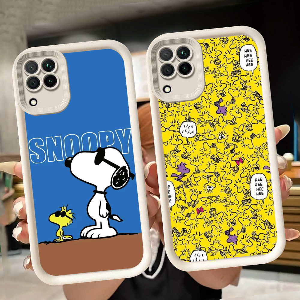 ปลอกอ่อนสําหรับ Samsung M04 A04E A05 A12 A04 F04 J2 A06 A07 A22 J7 Prime Pro 5G สีขาว Q43 Woodstock