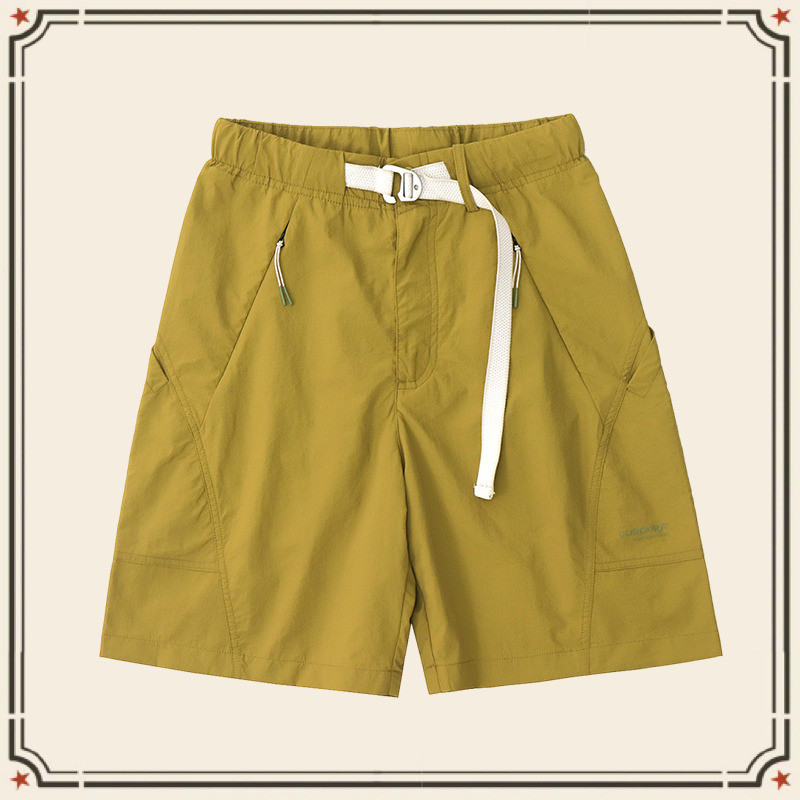 GRND USMC P44 OG107 น้ําหนักเบา Quick-Drying กลางแจ้งกางเกงขาสั้นผู้ชายสบายๆกระเป๋าซิป Functional Ov