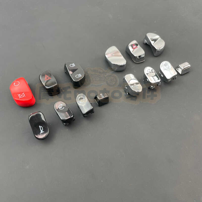 Victory Off-Road Judge Magnan Assassin Vegas Showdown สีดําจับซ้ายขวาปุ่มสวิทช์ปุ่ม Shell สีดํา