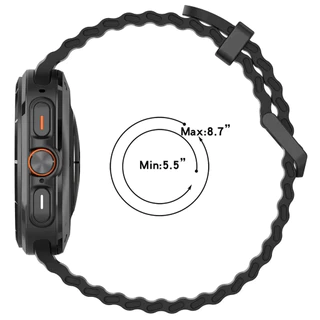 Ocean สายซิลิโคนสําหรับ Samsung Galaxy Watch 9/8 40 มม.44 มม.สร้อยข้อมือสําหรับ Galaxy Watch 8 คลาสสิก 46 มม.สายรัดข้อมือ
