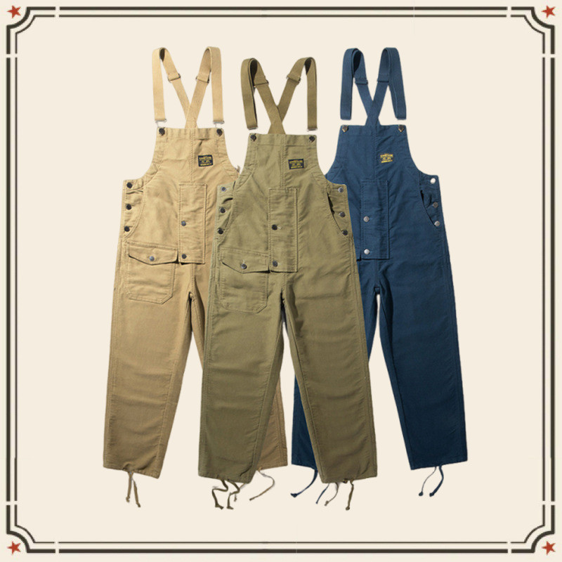 ชุดแจ็กเก็ตและกางเกงเดียวหลวมสไตล์USMC Navy มูลสกิน สีกากี