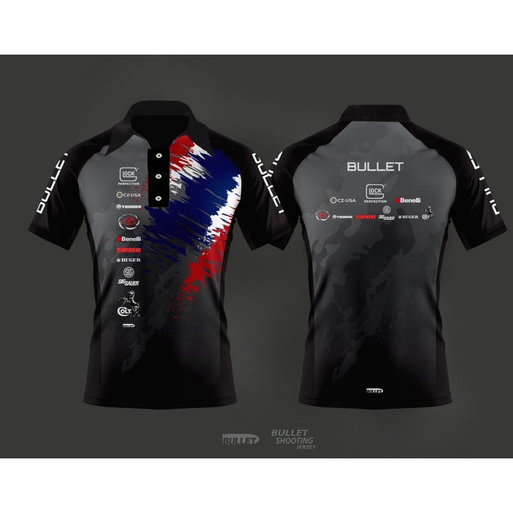 Thailand full range of tactical CZ GLOCK SIGSAUER 3D new tactical polo shirt