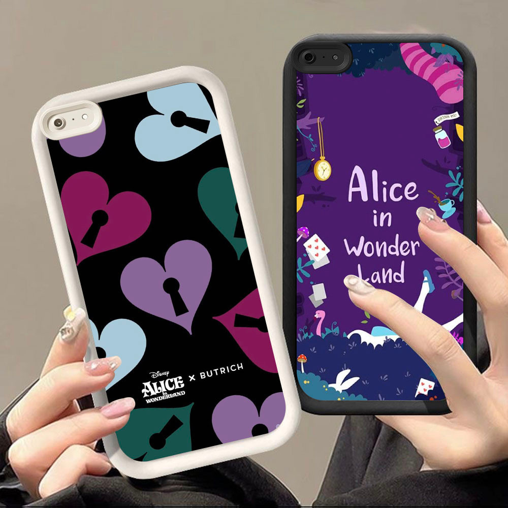 DF-94 Alice in Wonderland Luxury Soft Casing สําหรับ OPPO A37 A39 A83 F5 Realme C30S C30 P1 12 Narzo