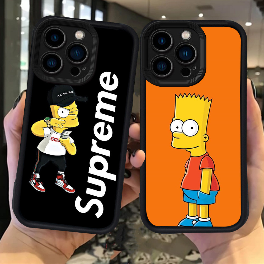 H88 เคส Simpsons สําหรับ iPhone 11 8 7 14 12 13 Pro Max Plus