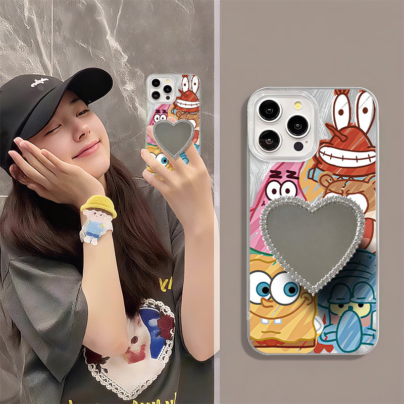 สําหรับ oppo CASE HP Premium Mirror น่ารัก Anti-scratch Softcase เคสกันกระแทก OPPOA15 A16 A17 A31202