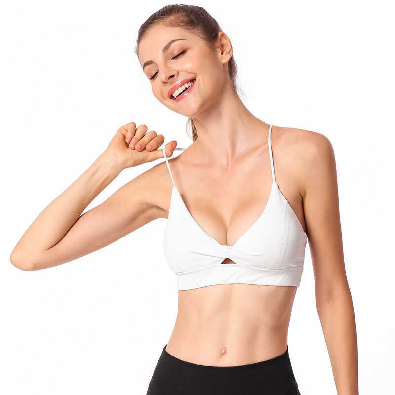 ❤ Hoppe Fumeng New Sexy Yoga Bra Beautiful Back No Underwire Running Fiess Sports Underwear Wo
