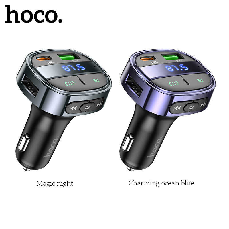 HOCO 100% Original E70 Pd30w+Qc3.0 Quick Charge 3.0 FM Transmitter For Mobile Phone Bluetooth 5.0 A