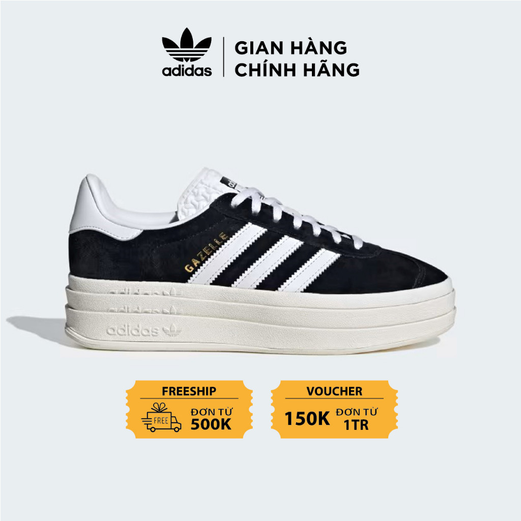 [ ของแท ้ ] Adidas Gazelle Bone Black White'Hq6912' Shoes FULL BOX ]