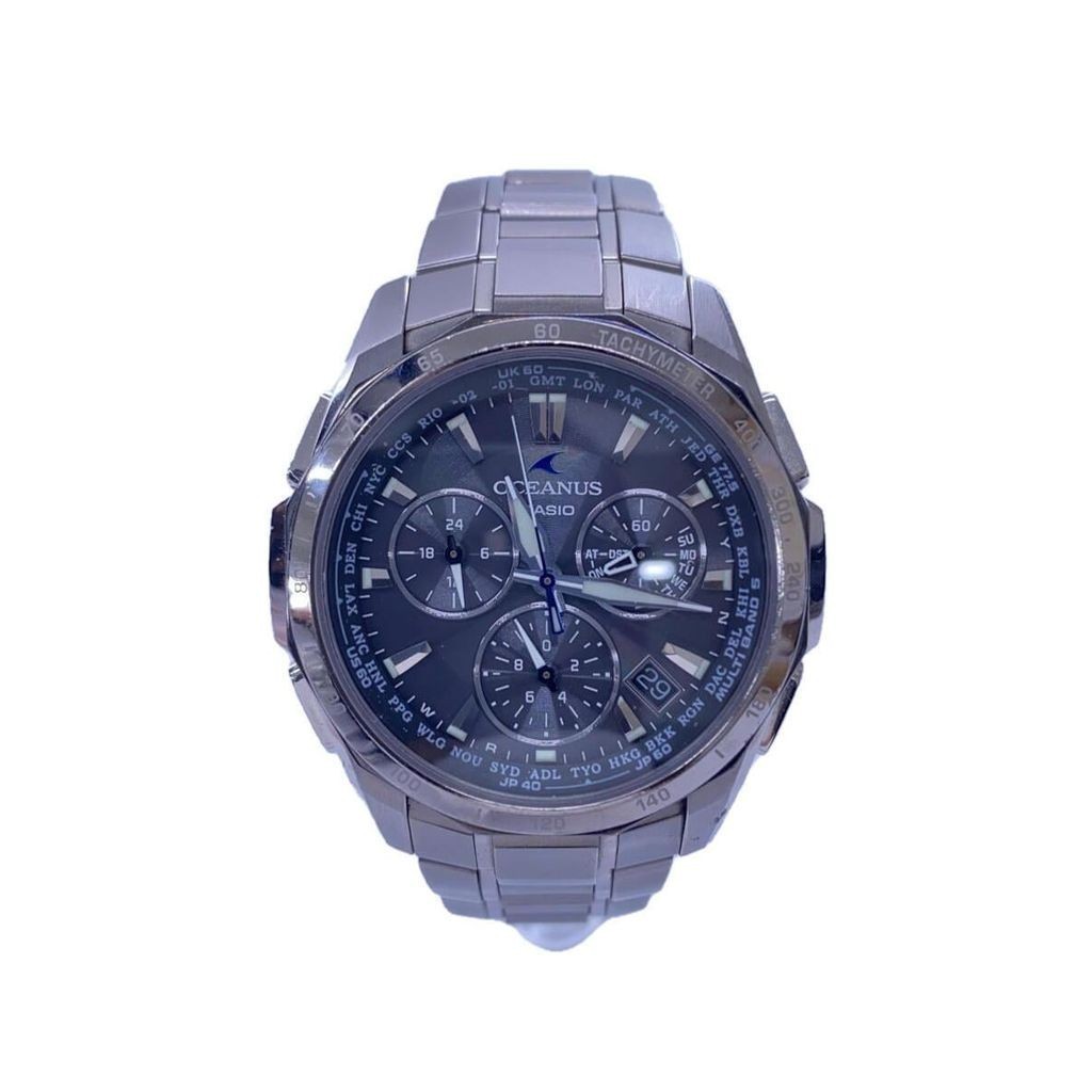 CASIO Wrist Watch Oceanus Men's Solar Analog Direct from Japan Secondhand