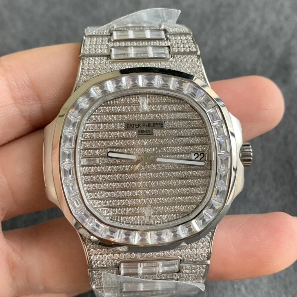 Tw Baida Baili Factory Elegant Series นาฬิกากีฬา5719G-010นกแก้วหอยทาก gypsophila นาฬิกากลไกอัตโนมัต