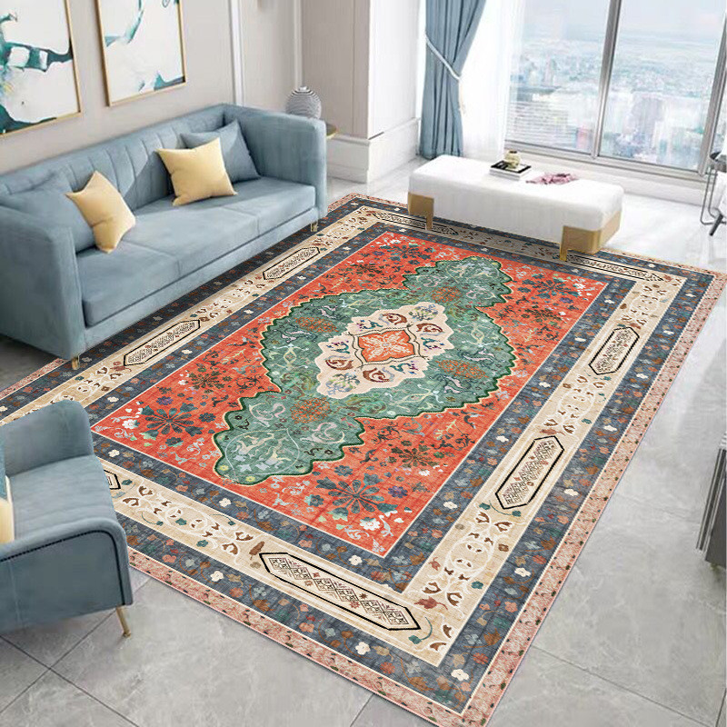Style Bedroom Ethnic Carpet Persian American Retro Carpets Large Area Living Rugs Cloakroom Lounge