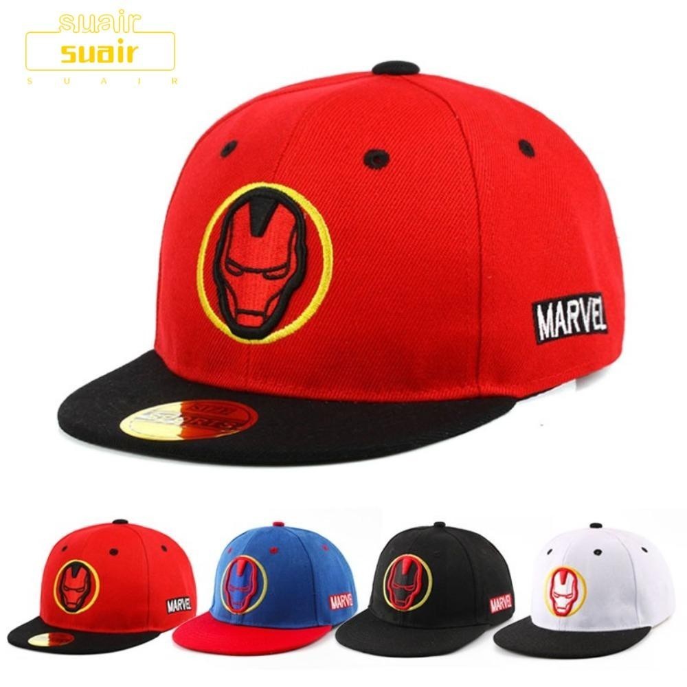 Suair หมวกแก๊ปเด็ก หมวกกันแดดเด็กแบบปรับได้ หมวกเบสบอลเด็ก 2-8Y ทนทาน