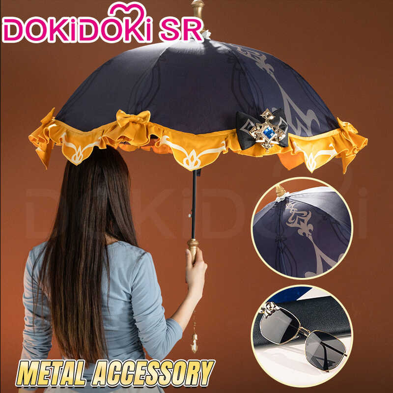 Navia Umbrella คอสเพลย์ Prop เกม Genshin ผลกระทบ คอสเพลย์ Dokidoki Navia