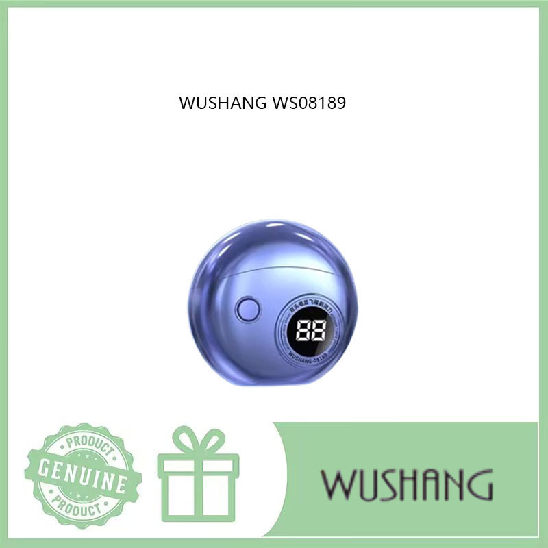 Wushang WS08189 Little Flying Disc เครื่องโกนหนวดไฟฟ้าผู้ชายใบมีดคู่หมุนแห้งเปียกโกนหนวดคู่