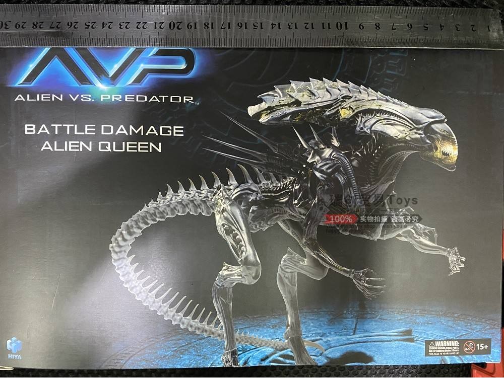 HIYA Haiya Spot AVP Alien vs. Iron-Blooded Battle เสียหาย Alien Queen Queen Mother 1:18 Super เคลื่