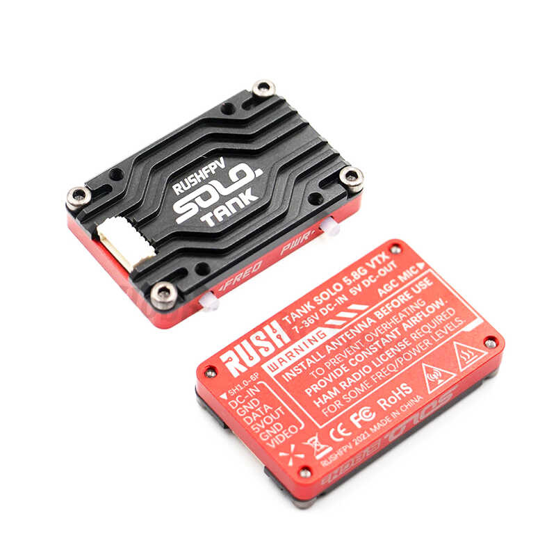 RUSHFPV 96D RUSH TANK SOLO VTX 5.8G 48Ch Pitmode 25Mw 400Mw 800Mw 1.6W ปรับได้ 2-6S ไ