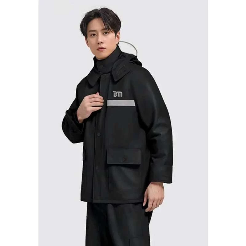 ชุดกันฝนผู้ชายแบบแยกส่วน เสื้อและกางเกงสำหรับมอเตอร์ไซค์ thumbnail 6