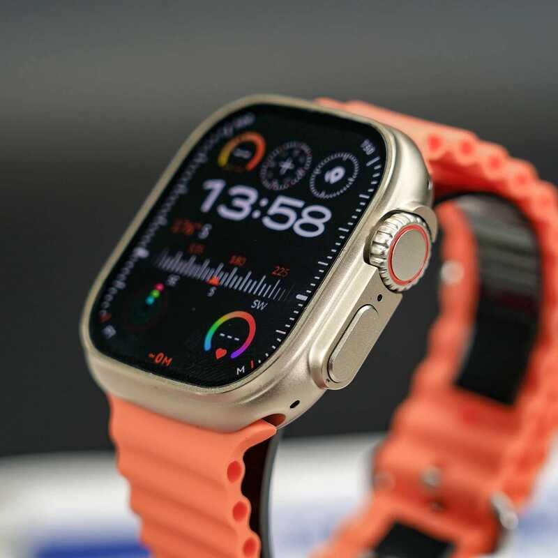 DT นาฬิกาอัจฉริยะ Ultra 3 AMOLED ใหม่ Android 9.1 สำหรับผู้ชาย นาฬิกาสปอร์ต 4G SIM Card WiFi GPS Blu