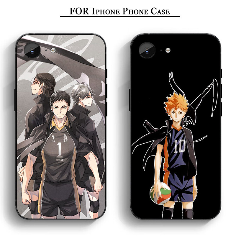 CU93 Haikyuu อะนิเมะ iPhone 11 12 Pro Max Mini 6 7 8 Plus Plus 6S X XS Max XR SE Soft Case