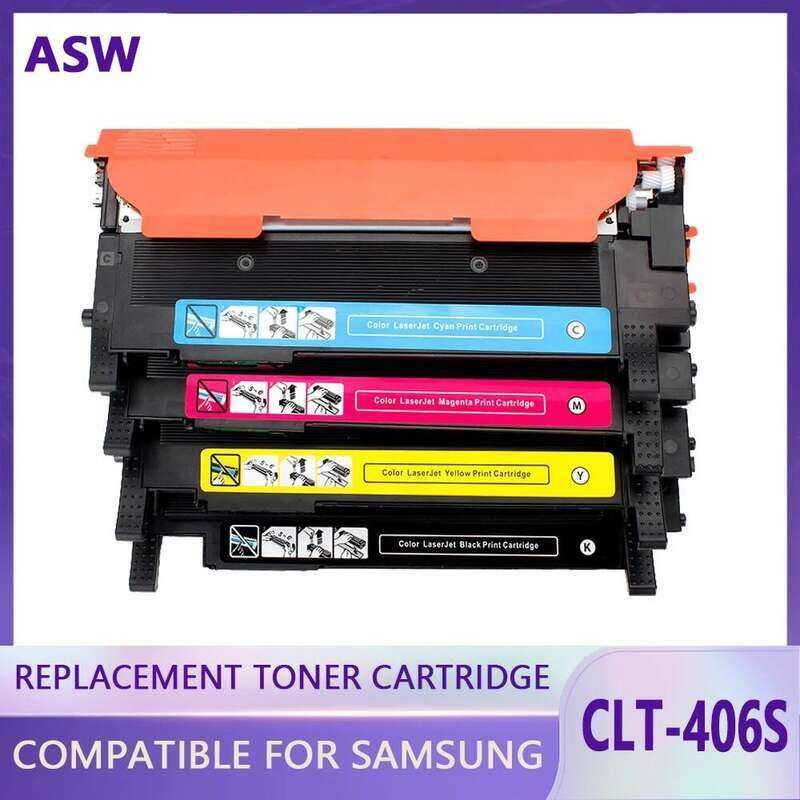 เลเซอร์โทนเนอร์ 1PK CLT-406S ตลับหมึก CLT 406S CLT-K406S CLT-M406S C406S 406 สําหรับ 3305W 3306FN CL