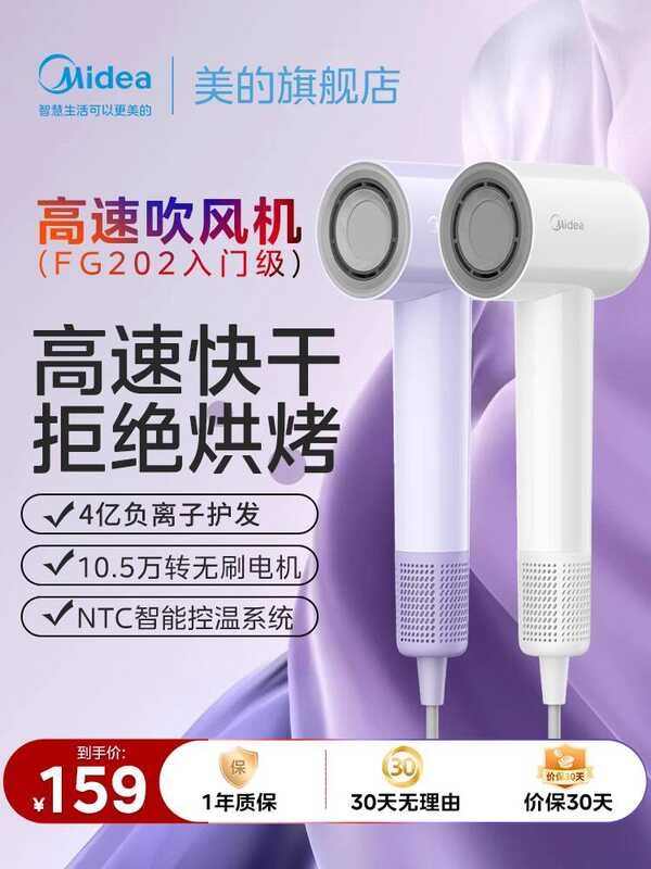 เครื่องเป่าผมความเร็วสูงที่สวยงามในครัวเรือนไอออนลบดูแลเส้นผมลมสูงแห้งเร็วผมแห้งกําลังสูง FG202