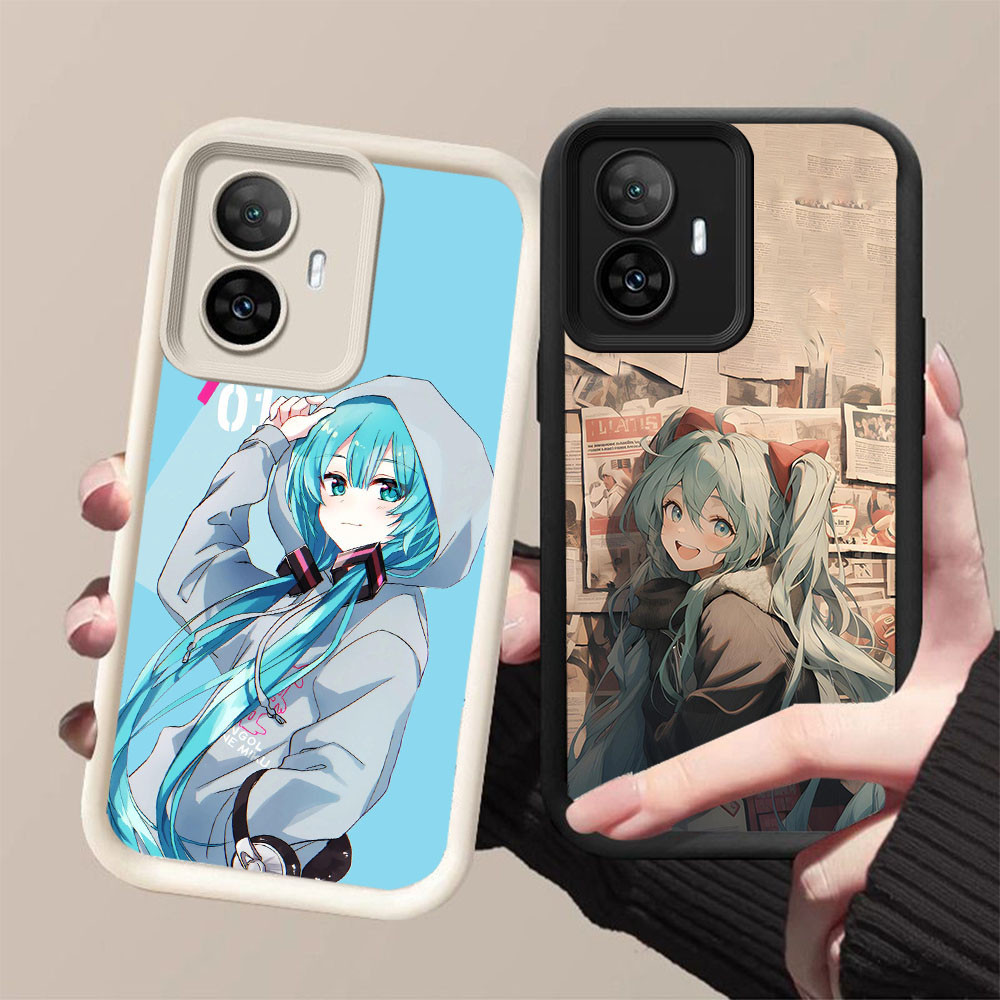 YZ-75 Hatsune Miku สวยมากสําหรับ OPPO Realme Reno Narzo 11 13F N55 C55 10 F25 C67 11F Pro 5G