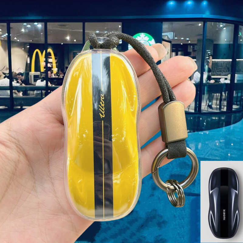 เหมาะสําหรับ Xiaomi su7 ฝาครอบกุญแจ yu7 รถ su7ultra เฉพาะรวมทุกอย่างผู้ชายผู้หญิงเคสป้องกันหัวเข็มขั