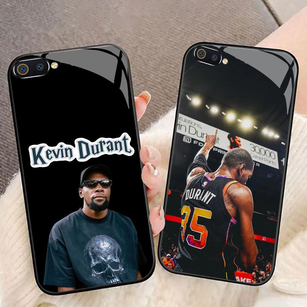MK-61 Durant NBA Liquid HD Glass Casing สําหรับ Realme C1 C2 C2s OPPO A3S A5 A12E