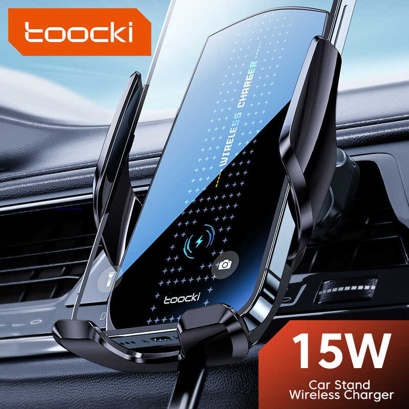 ที่ชาร์จแบบไร้สายรถยนต์ไร้สายตัวยึดสำหรับชาร์จ Toocki