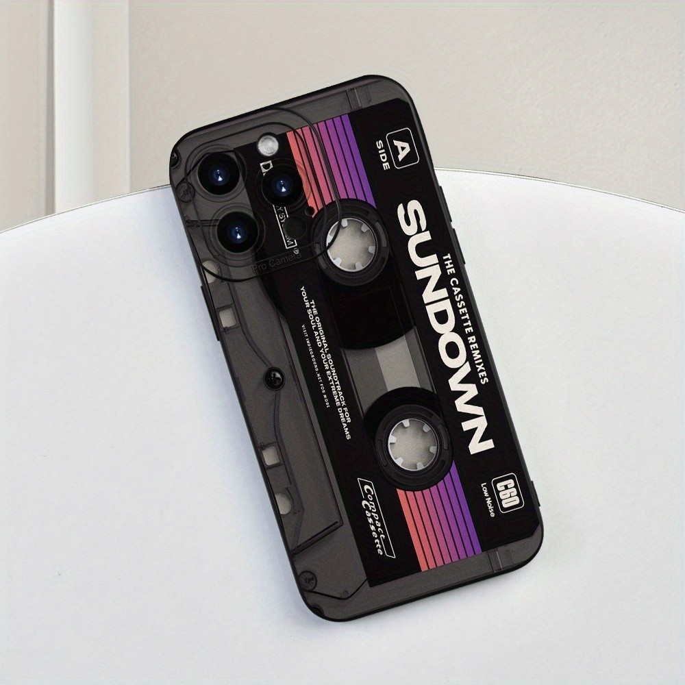 Retro Cassette Tape Design TPU Case ฝาครอบโทรศัพท์ Perfect Easter ของขวัญแฟนเพื่อนหรือ Self Casing สําหรับ Iphone X XR 15 14 11 13 12 Plus