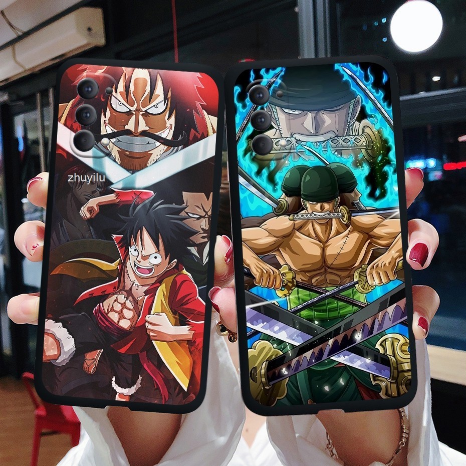 OPPO Reno 4Z 4F pro LITE 5G TPU เคสซิลิโคนอ่อนนุ่มปลอก 022 อะนิเมะ One Piece zoro
