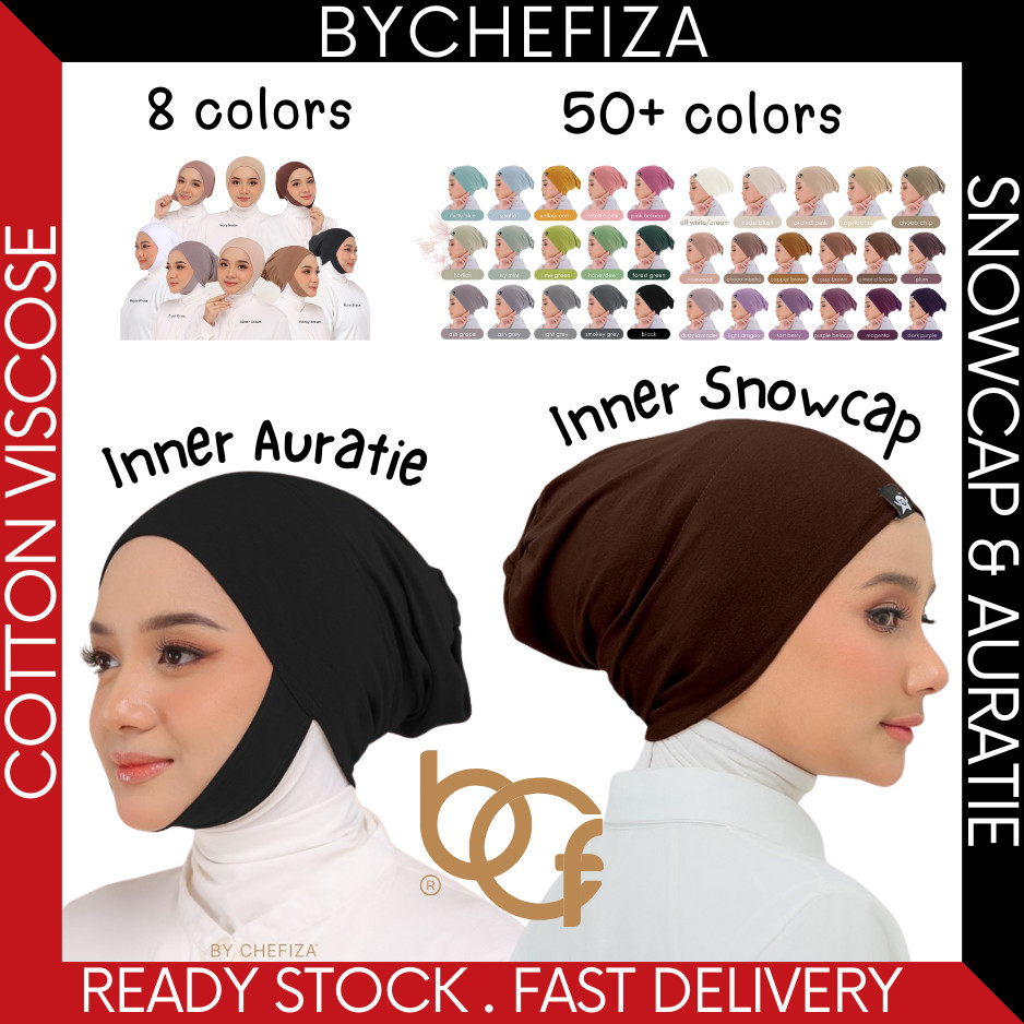 หมวกหิมะด้านใน & Auratie ผู้ใหญ่ BCF - หมวกหิมะ Hantu By Chefiza Che Fiza Scarf Hantu Snowcap